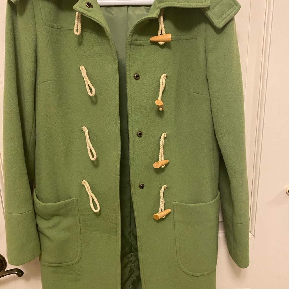 Women’s wool coat green xs